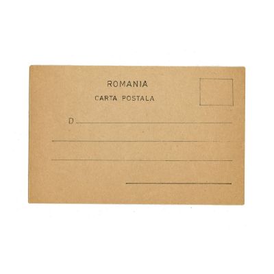 Regele Mihai I al României, carte poștală caricaturală olografă 