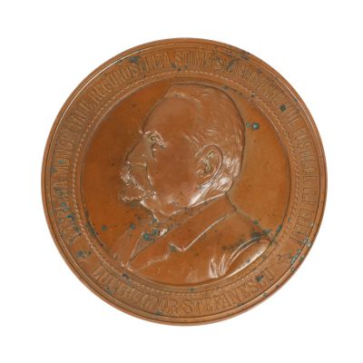 Theodor Ștefănescu, medalie din vermeil, gravor Carniol Fiul