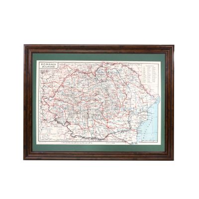 Harta României Mari, atelier Kraft a Drotleff, Sibiu