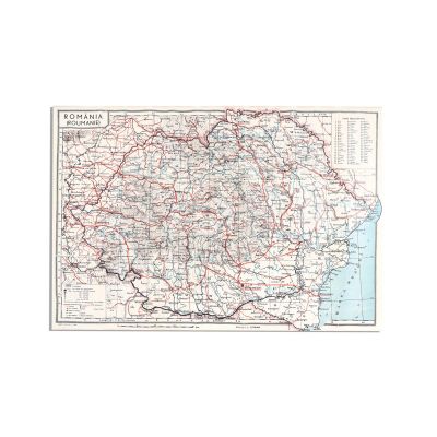 Harta României Mari, atelier Kraft a Drotleff, Sibiu
