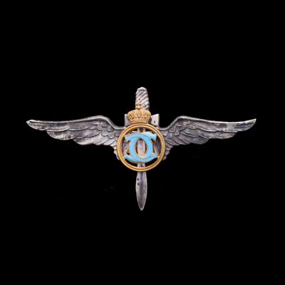 Insignă de Pilot Militar, model „regele Carol al II-lea”