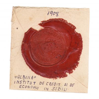 Colecție de 5 amprente sigilare ale unor instituții administrative din Sibiu