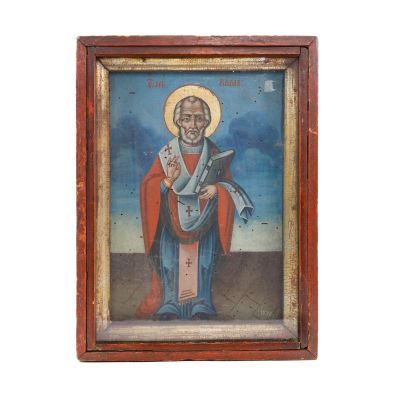 Icoană Sfântul Ierarh Nicolae, Episcopul Mirelor Lichiei, 1870