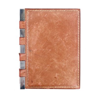 Regele Ferdinand I și regina Maria a României, două fotografii într-o ramă de epocă marca Hermès