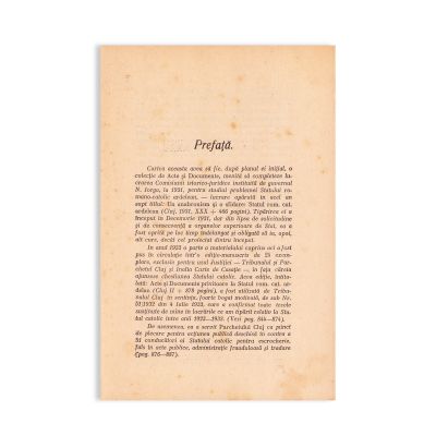 Onisifor Ghibu, Acțiunea catolicismului unguresc și a Sfântului Scaun în România întregită, 1934, cu dedicație pentru D. D. Roșca