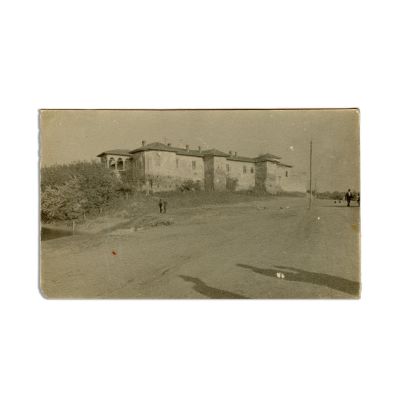 Ing. Ion D. Ghica, Mănăstirea Comana, fotografie de epocă, 1936