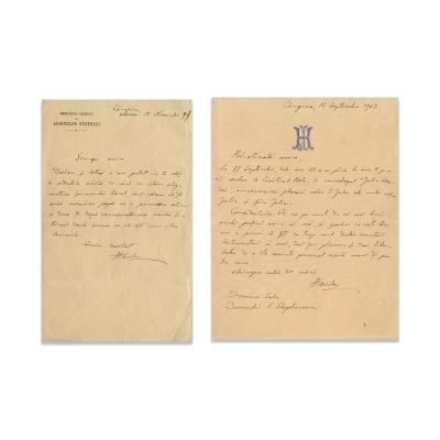 Bogdan Petriceicu Hasdeu, două corespondențe pentru Gheorghe Stephănescu, 1903