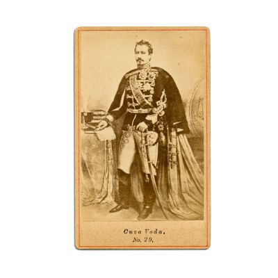 Alexandru Ioan Cuza, fotografie format carte-de-visite