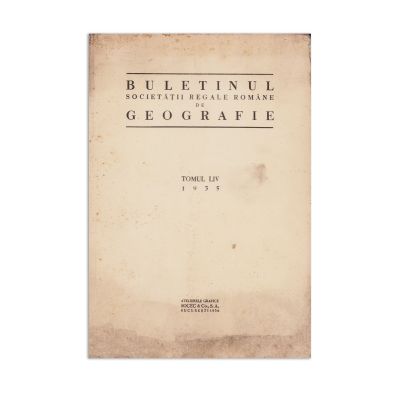 Nerone Popescu, Buletinul Societății Regale Române de Geografie, 1936
