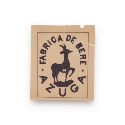 Fabrica de bere Azuga, etichetă de epocă 