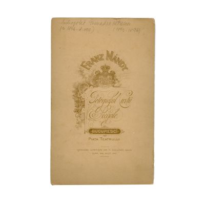 Mitropolitul Ghenadie Petrescu, fotografie de cabinet, atelier Franz Mandy