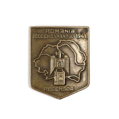 Recensământul din 1941, insignă de recenzor 