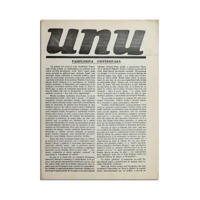 Publicația „UNU”, anul V, nr. 43, martie 1932