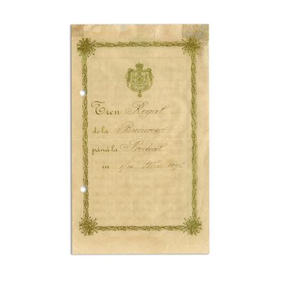 Programul trenului regal, ruta București-Predeal, 1/13 mai 1896