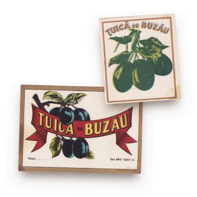 Țuică de Buzău, două etichete