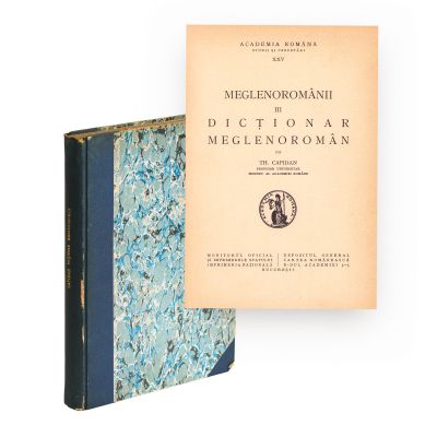 Theodor Capidan, Meglenoromânii. vol. III: Dicționar meglenoromân