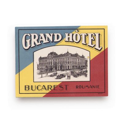 Grand Hotel Bucarest, reclamă realizată de Socec