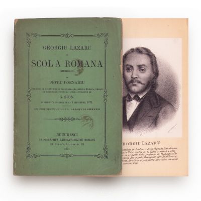 Gheorghe Lazăr și Școala Română. Memoriu de Petru Poenaru  și discurs de G. Sion, 1871