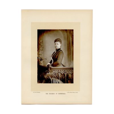 Maria Alexandrovna a Rusiei, heliogravură, cca. 1880 - mama viitoarei regine a României, Maria. 