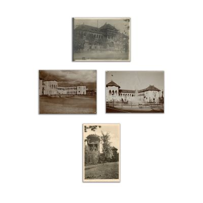 Expoziția Națională de la 1906 și Institutul Geologic, patru fotografii de epocă, din colecția familiei Ștefănescu