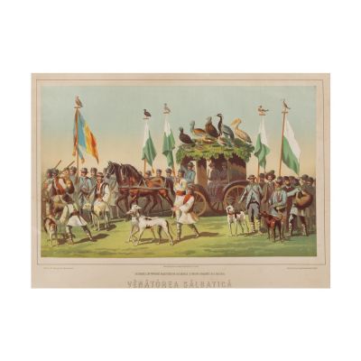 Carol Popp de Szathmáry, Vânătoarea sălbatică - Albumul Carelor Simbolice, cromolitografie
