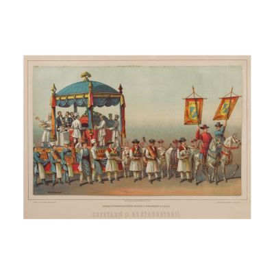 Carol Popp de Szathmáry, Cofetarii și Restauratori - Albumul Carelor Simbolice, cromolitografie