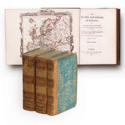 Pierre Cesar Briand, Tinerii călători în Europa, 1823, 5 volume colligate în 3 tomuri