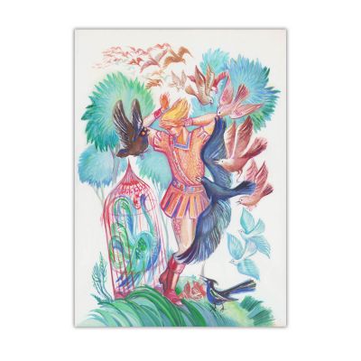 Petre Ispirescu, Basmele românilor, trei ilustrații realizate de Adrian Ionescu