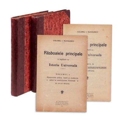 Colonel I. Manolescu, Războaiele principale, 1922, două volume