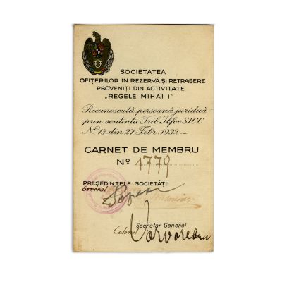 Comandantul Nerone Popescu, documente și obiecte personale 