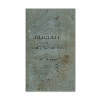 V. Kuțarida, Tratat de verbe neregulate ale limbii franceze, 1842, din colecția familiei Ștefănescu