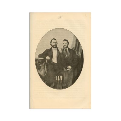 Dr. Ion G. Sbiera, Familia Sbiera, 1899, cu dedicație către Nicolae Densușianu