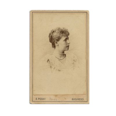 Principele Ferdinand I și principesa Maria, două fotografii format carte-de-visite, atelier E. Pesky