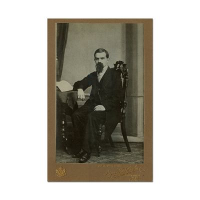 Titu Maiorescu, fotografie de cabinet, atelier Siegmund Packer