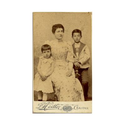 Constantin Sănătescu, două fotografii de familie, cca. 1895
