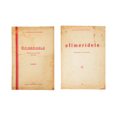 M. Theodorian-Carada, Efimeridele, două volume, 1930-1937
