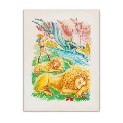 Ioan Slavici, Zâna zorilor, șase ilustrații realizate de Adrian Ionescu, 1997, cu semnătură 