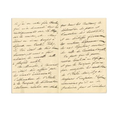 Edgar Mavrocordat, scrisoare pentru Ion Mitilineu, 20/3 octombrie 1911 