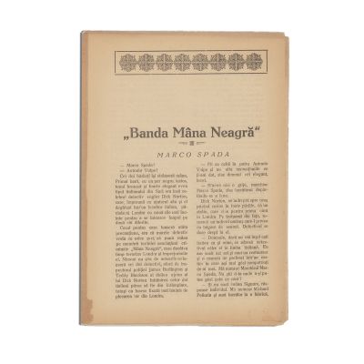 Publicația „Aventurile extraordinarului Dick Norton, detectivul mondial”, Anul I, Nr. 1 