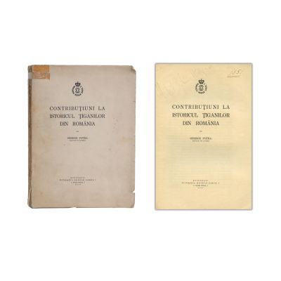 George Potra, Contribuțiuni la istoricul țiganilor din România, 1939, din colecția familiei Ștefănescu