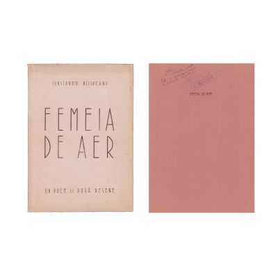 Constantin Nisipeanu, Femeia de aer, 1943, exemplar numerotat, cu dedicație
