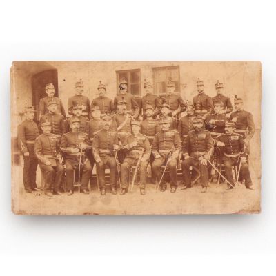 Constantin Budișteanu și alți ofițeri, fotografie de grup