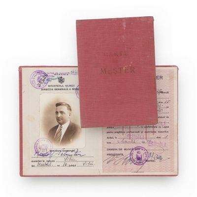 Rudolf Schuster, permis de conducere + carte de meșter + carte de membru, 1937 - 1943 