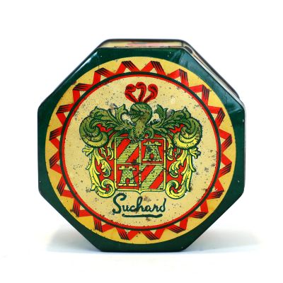 Ciocolata Suchard, cutie metalică