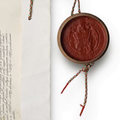 Diplomă de absolvent de drept al facultății din Cluj, 1872