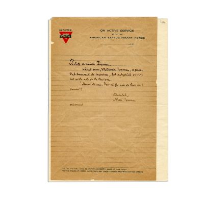 Nae Ionescu, scrisoare olografă