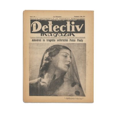 Publicația „Detectiv magazin” Anul I, Nr. 1, 7 mai 1933