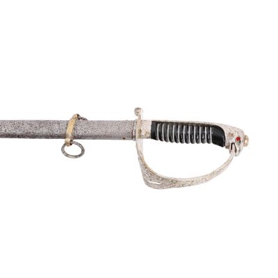 Sabie de ofițer de cavalerie, model Carol al II-lea, manufactura Toledo 