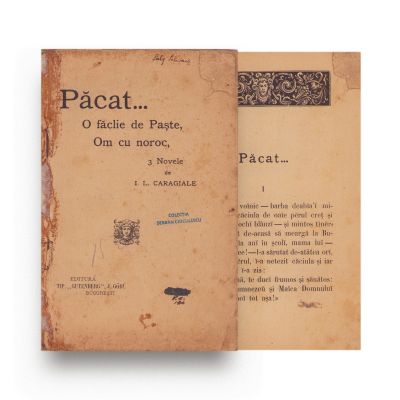 I. L. Caragiale, Păcat…, O făclie de Paște, Om cu noroc