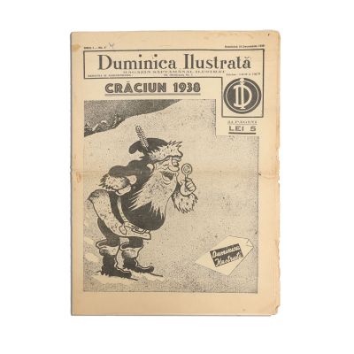 Publicația „Duminica Ilustrată”, Anul I, Nr. 1, 18 decembrie 1938